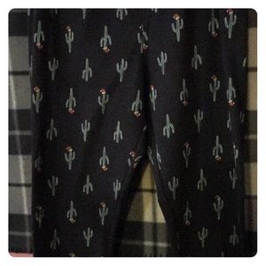 Cactus Christmas pj pants